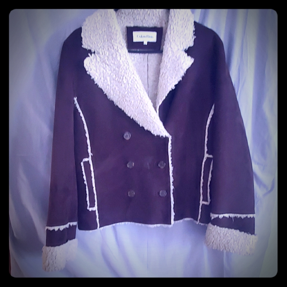Calvin Klein Shearling Coat